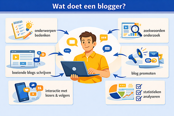 Alles over het beroep blogger Wat doet een blogger